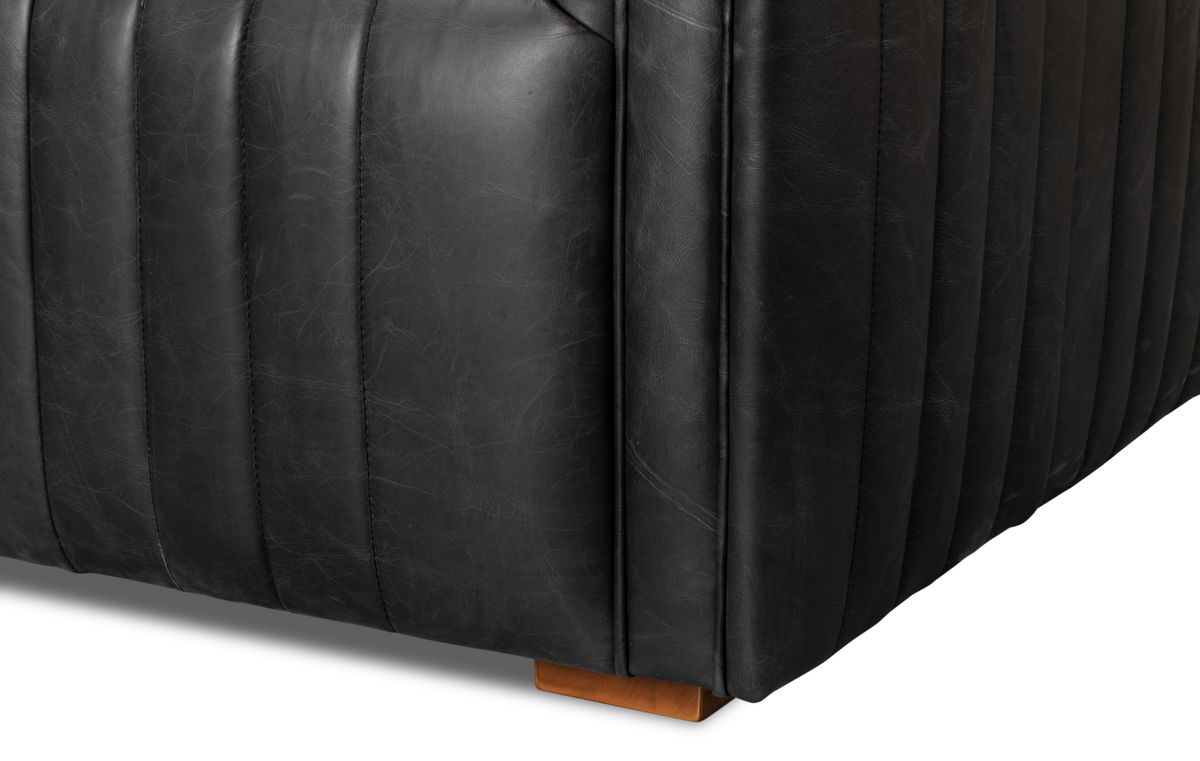 Everett Sofa, by Sarreid, 3' length x 8' width x 2'5" height View 7