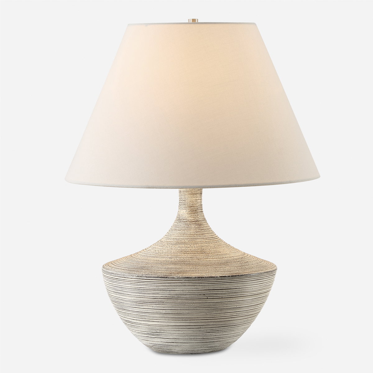 Carafe Ceramic Table Lamp, by Uttermost, 1'4" width x 1'8.5" height x 1'4" depth View 1