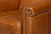 Vandike Arm Chair  Cuba Brown, by Sarreid, 3'2" length x 2'11" width x 3'2" height thumbnail 12