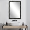 Serna Black Vanity Mirror, by Uttermost, 1'8.5" width x 2'6" height x 2" depth thumbnail 2