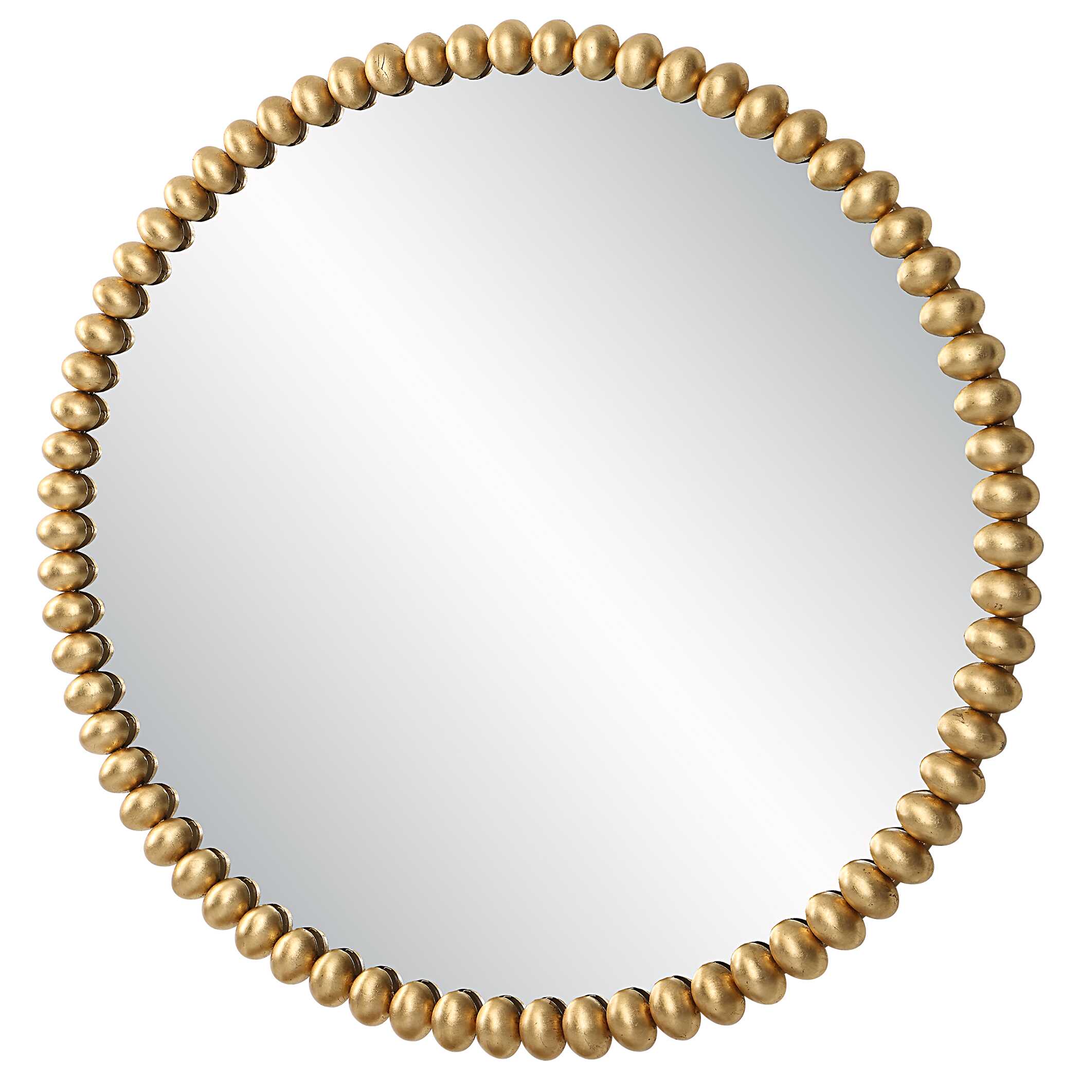 Byzantine Round Gold Mirror Byzantine Round Gold Mirror large image