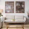 Molten Patina Framed Canvases Set/2, Art by Uttermost, 38.25" width x 50.25" height x 1.5" depth thumbnail 2