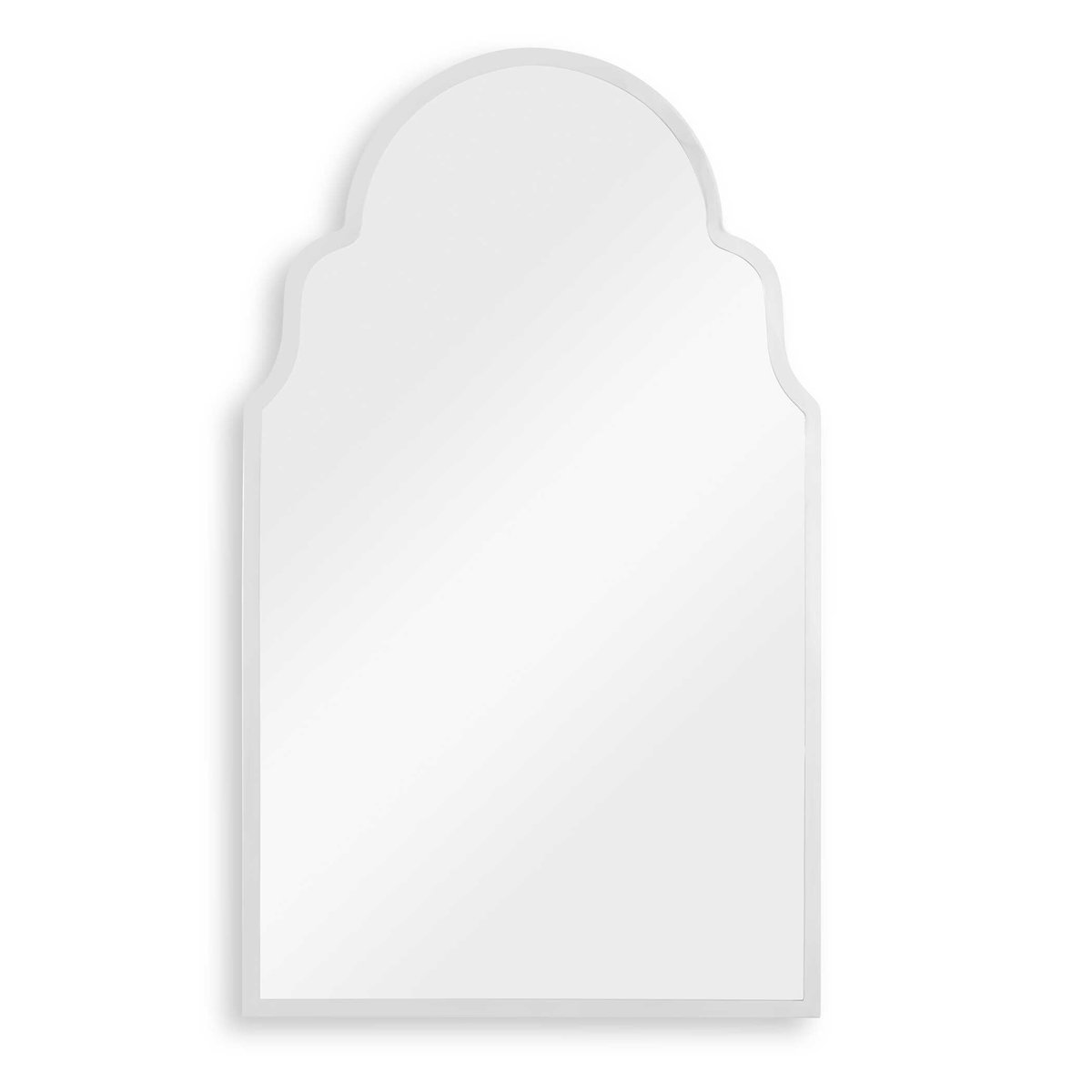 Brayden Nickel Arch Mirror, by Uttermost, 2'1.5" width x 3'6.6" height x 1" depth View 1