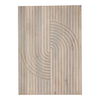 Knott Carved Wood Wall Art White Wash thumbnail 0