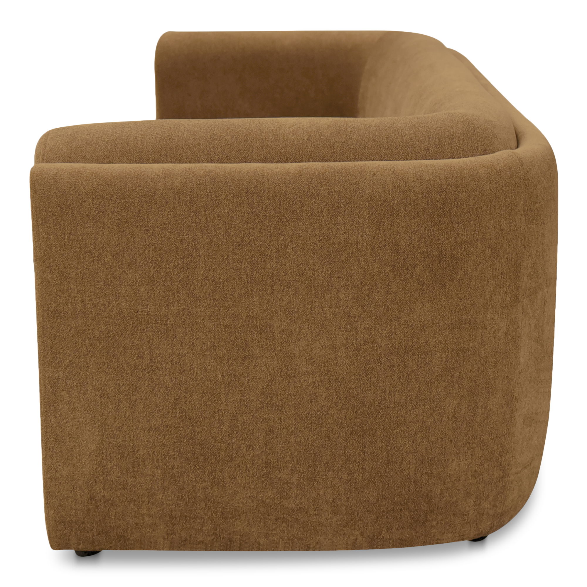 Alora Sofa Fabric Ochre Brown large image 