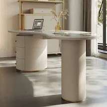 Online Designer Hallway/Entry Sintered Stone tabletop + Manufactured wood desk