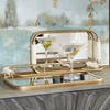 Rosea Brushed Gold Trays Set/2, Decorative Tray by Uttermost, 19.5" width x 3" height x 11" depth thumbnail 3