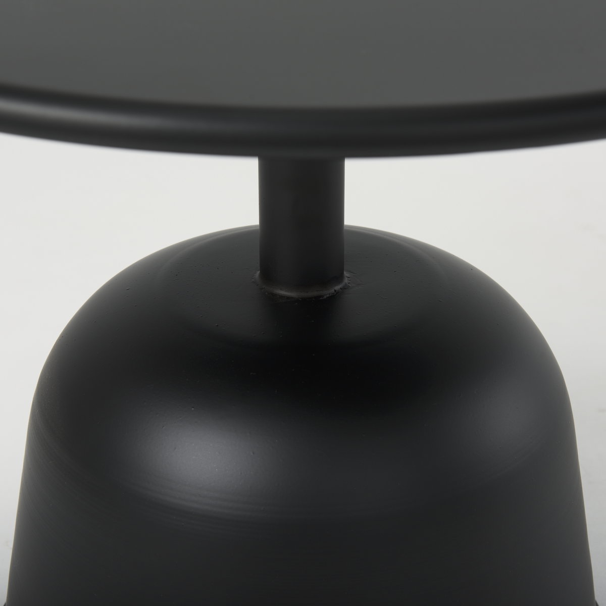 Talulla  Metal Matte Black Accent Table, Side & End Table by Mercana, 19.69" length x 19.69" width x 14.76" height View 4