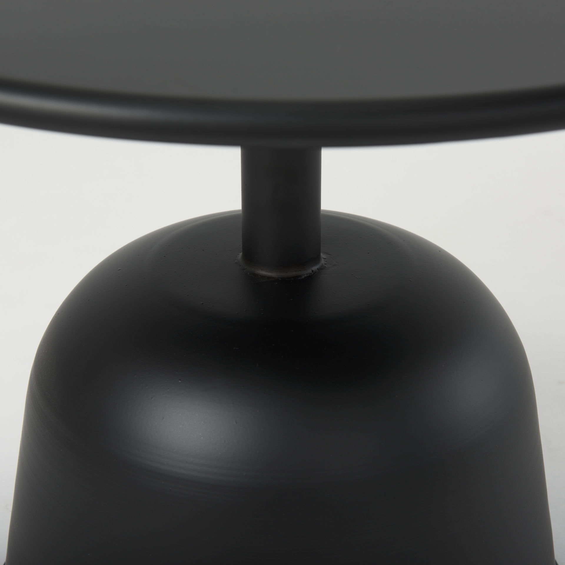Talulla  Metal Matte Black Accent Table large image 