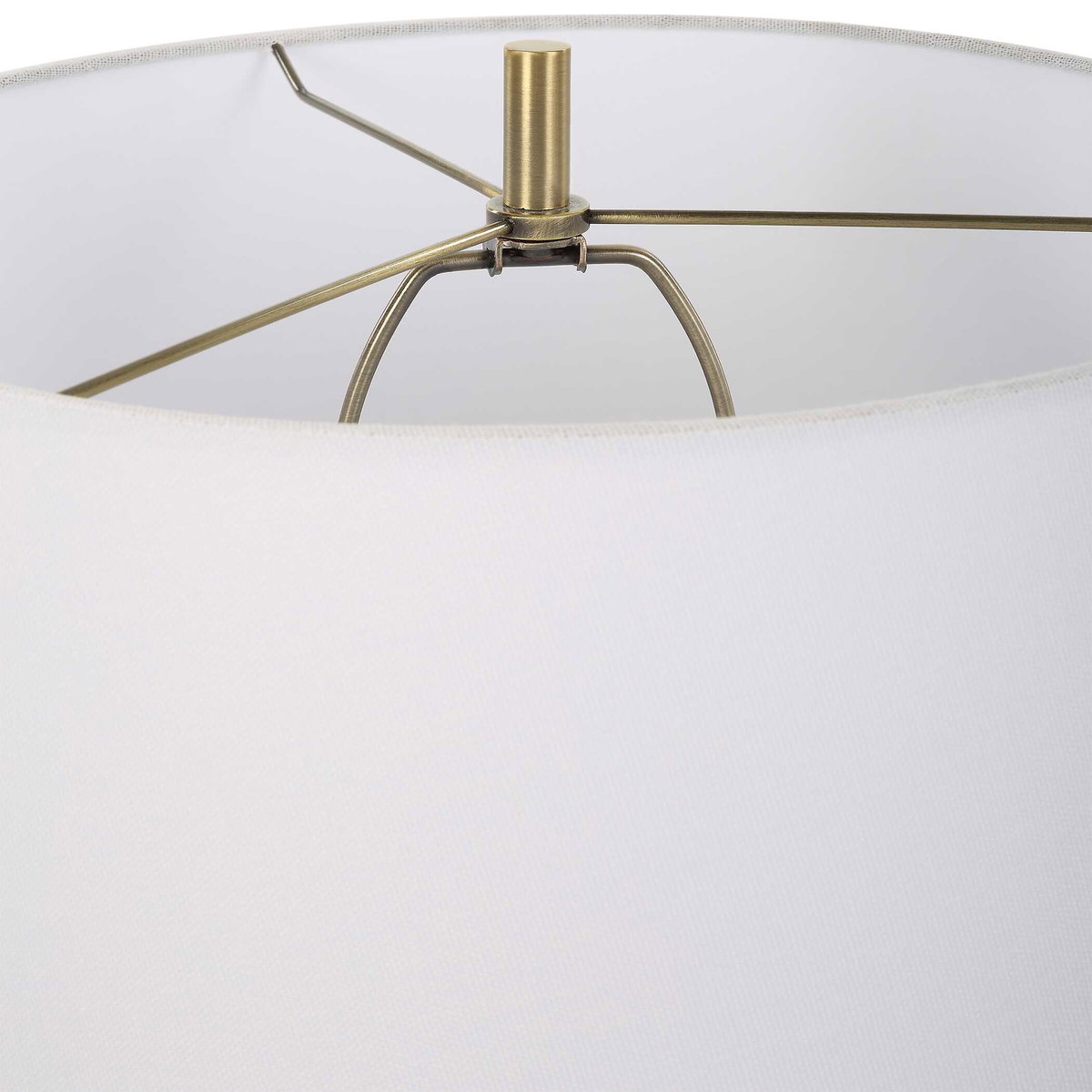 Estelle Glass Table Lamp, by Uttermost, 1'5" width x 1'10" height x 1'5" depth View 7