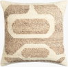 Deccan Traps Accent Pillow, Decorative Pillow by Surya, 18" length x 18" width thumbnail