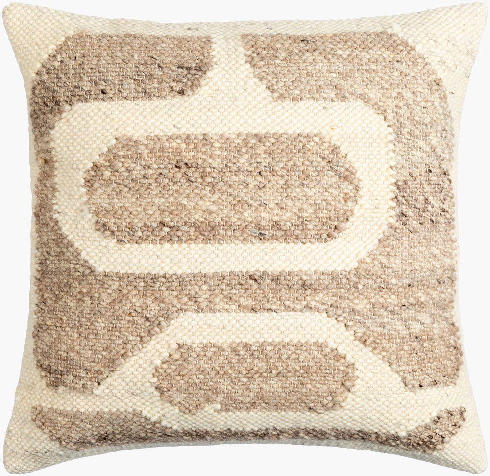 Deccan Traps Accent Pillow, Decorative Pillow by Surya, 18" length x 18" width