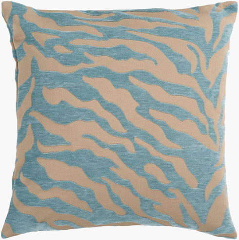 Velvet Zebra Accent Pillow