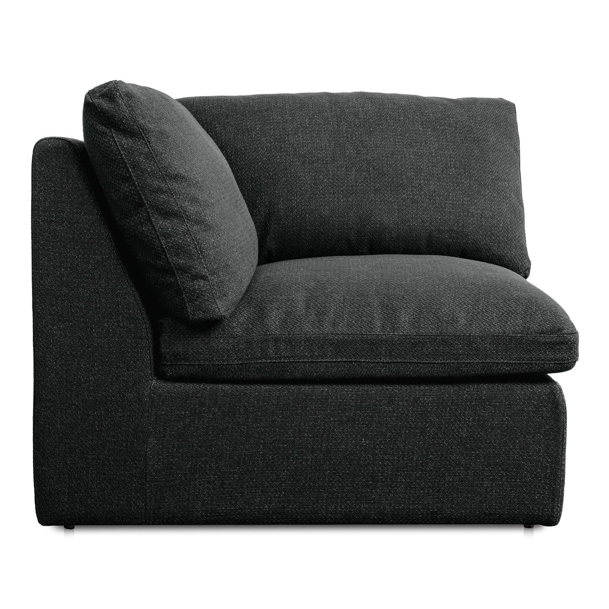 Miles Outdoor Corner Speckled Charcoal, Sectional Sofa by Moe's Home, 40" width x 35.8" height x 40" depth View 4