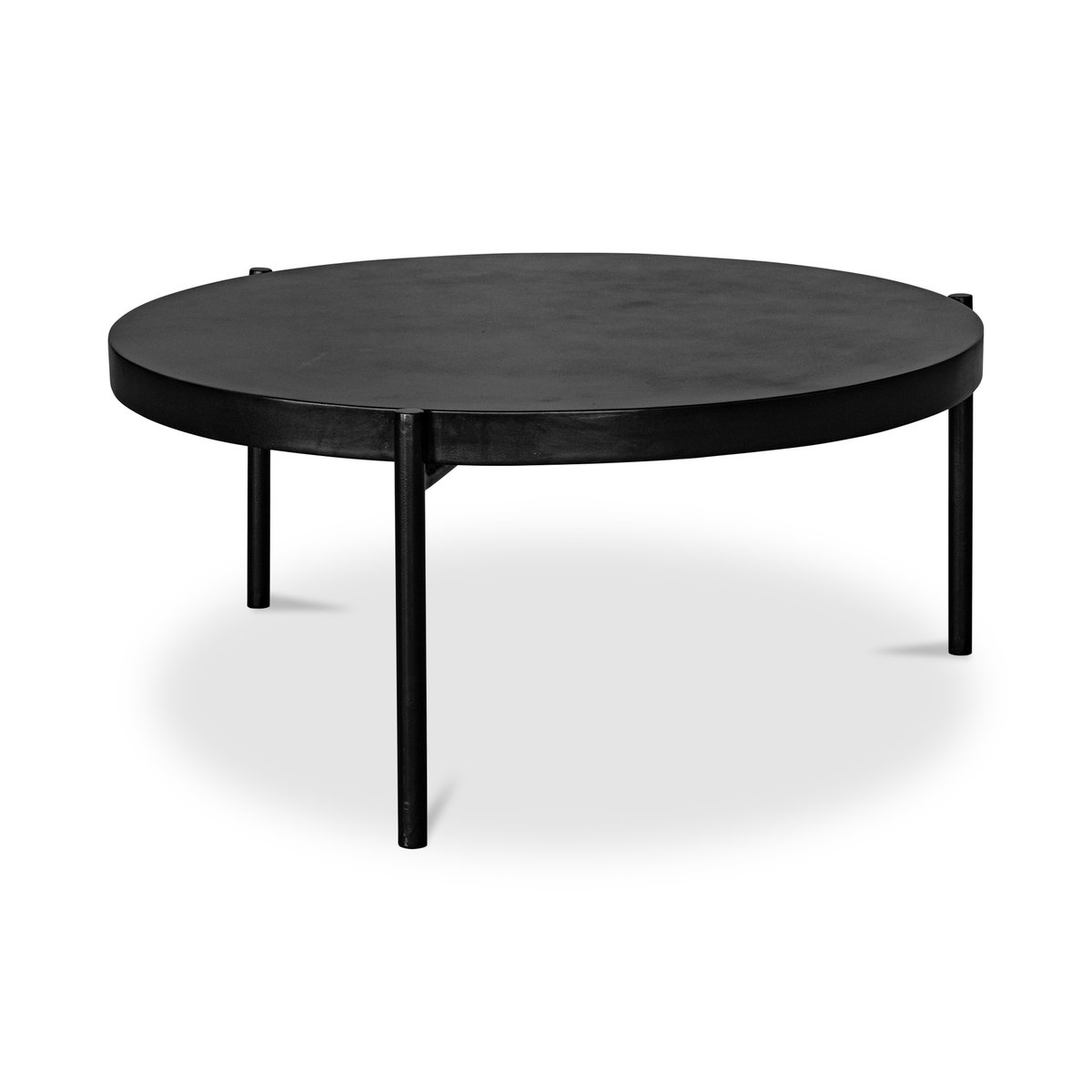 Mendez Outdoor Coffee Table Black, Outdoor Table by Moe's Home, 3' width x 1'3.75" height x 3' depth View 2