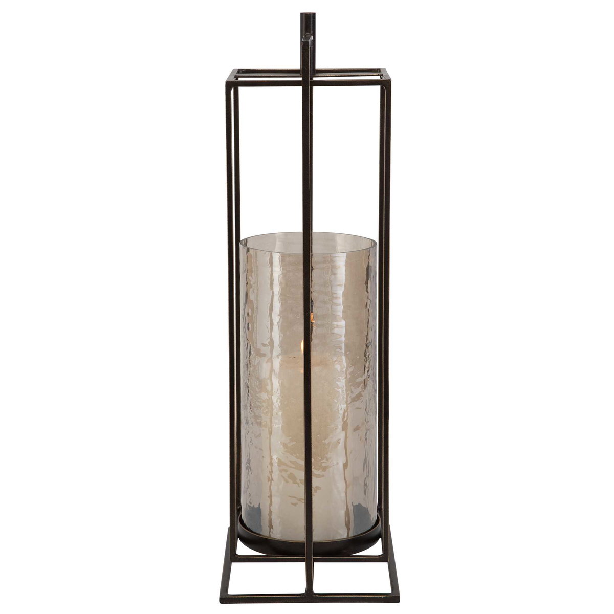 Wenman Bronze Candleholder, Candles & Candle Holder by Uttermost, 7" width x 18.5" height x 5.75" depth View 4