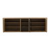 Leandra Sideboard Weathered Natural, Sideboards & Buffet by Dovetail, 106" width x 34" height x 18" depth thumbnail 5