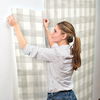 Watercolor Check Grey & White Wallpaper thumbnail 5