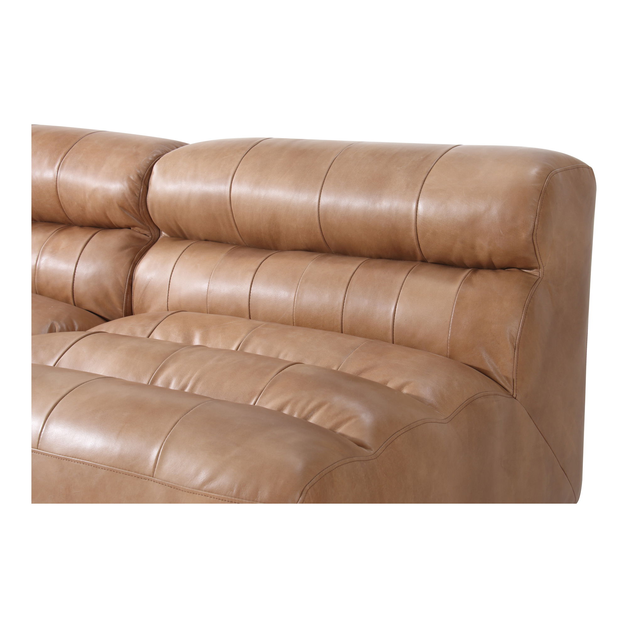 Ramsay Signature Modular Sectional Tan, Sectional Sofa by Moe's Home, 108" width x 28" height x 65.5" depth View 8