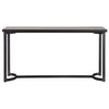 Basuto Steel Console Table, by Uttermost, 62" width x 31.9" height x 15.9" depth thumbnail 1