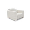 Juno Power Recliner Chair Off White, Accent Chair by Moe's Home, 40" width x 31.5" height x 42" depth thumbnail 2