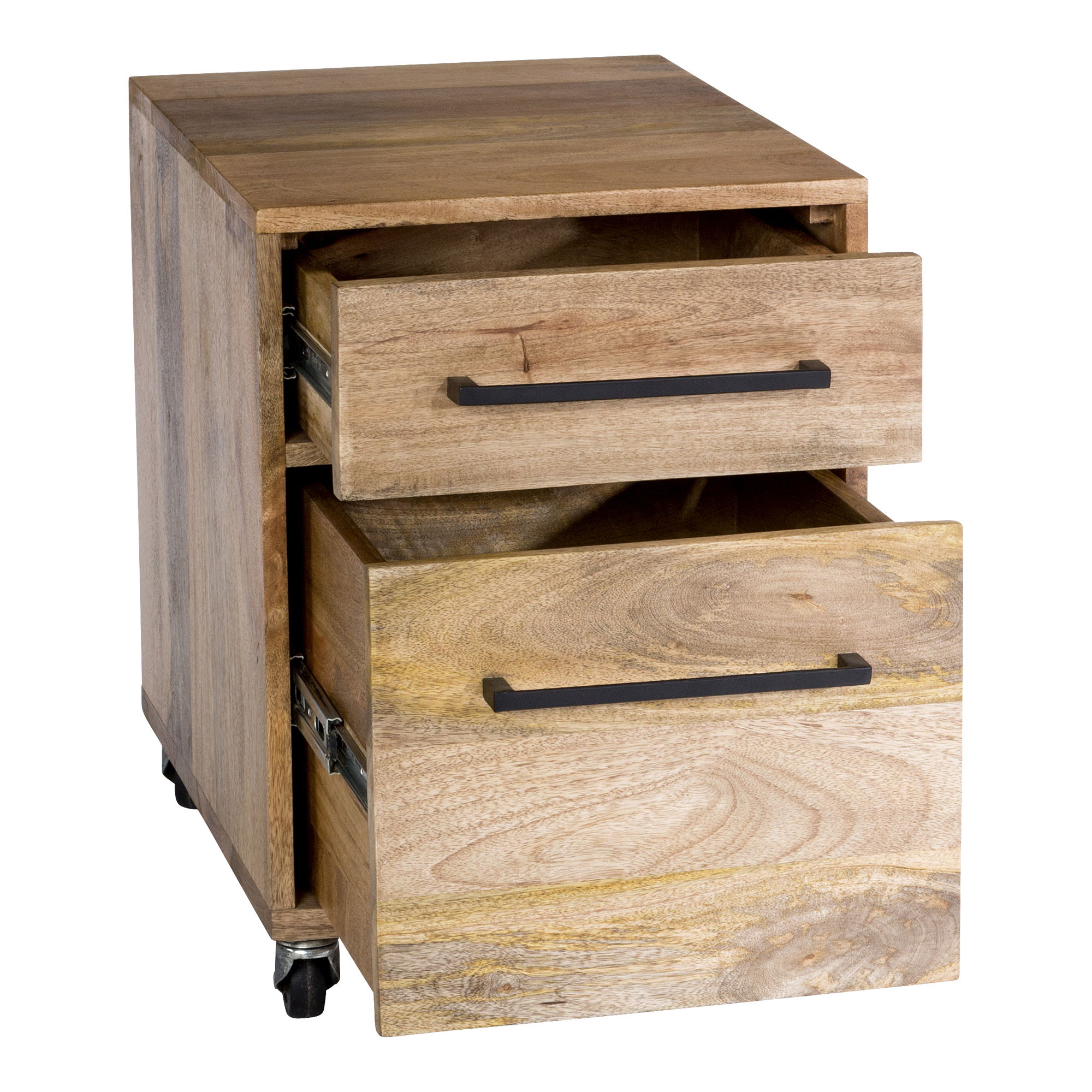 Colvin Filing Cabinet Natural, File Storage by Moe's Home, 15" width x 20" height x 20" depth View 3