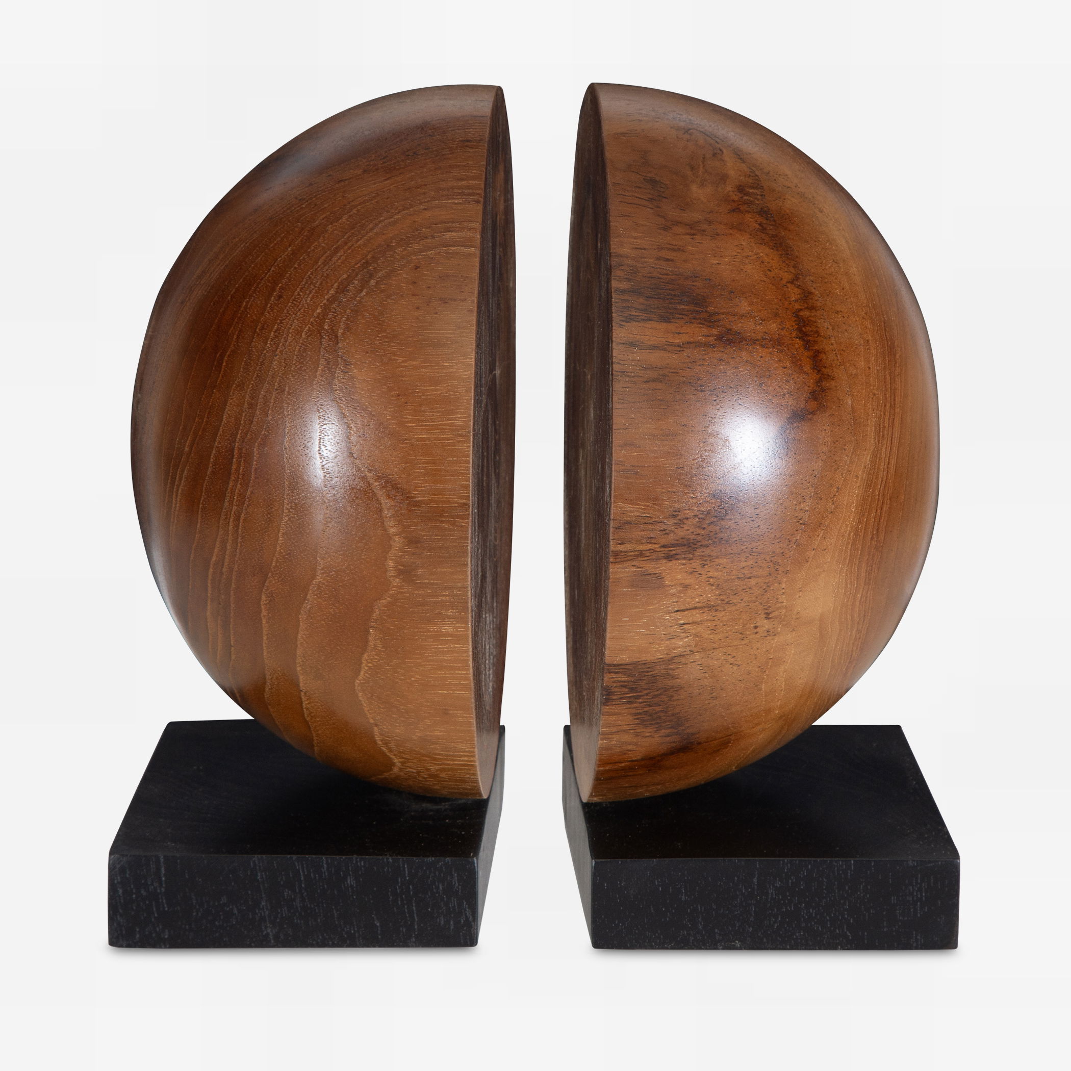 Teak And Noir Bookends Set/2 large image 