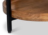 Profile Round End Table, by Sarreid, 1'10" length x 1'10" width x 2' height thumbnail 6
