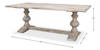 Lionisio Trestle Table  Grey Oak, by Sarreid, 3'5" length x 7' width x 2'6" height thumbnail 14