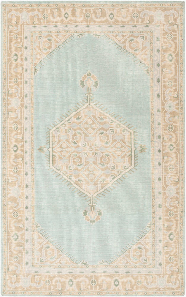 Zahra Handmade Rug, by Surya, 8'6" length x 5'6" width