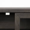 Arelius 70L x 18.75W x 32H Black-Brown Wood, Black Metal Base with 4 Glass Cabinet Doors Sideboard, Sideboards & Buffet by Mercana, 70" length x 18.75" width x 32" height thumbnail 8
