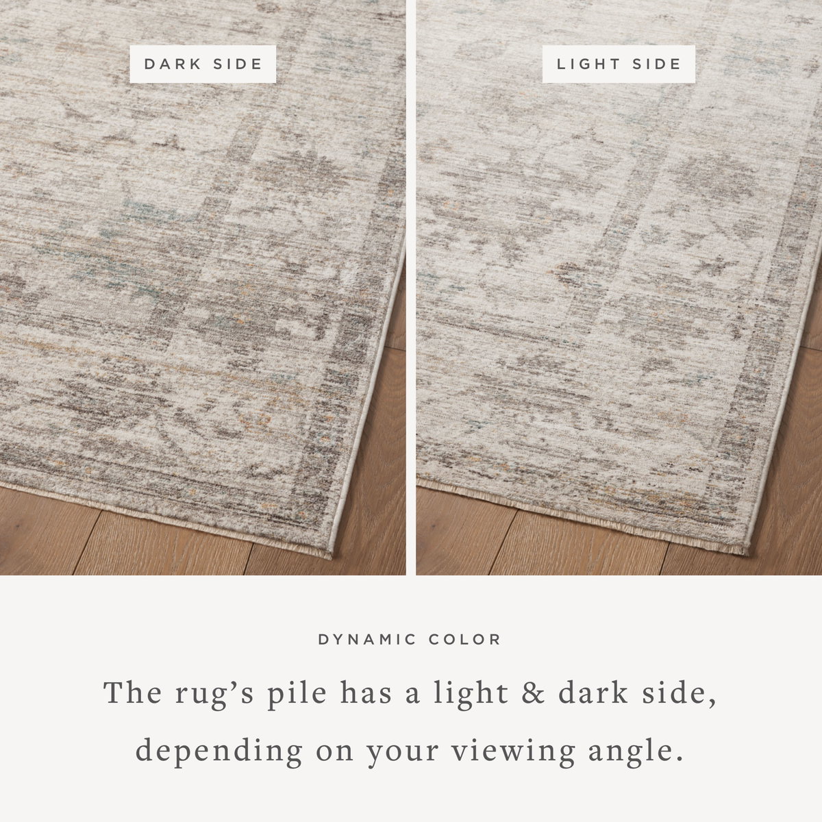 Magnolia Home by Joanna Gaines x Loloi Millie Rug, 1'6" length x 1'6" width View 5