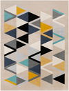 City Machine Woven Rug, by Surya, 1'3.75" length x 1'3.75" width thumbnail