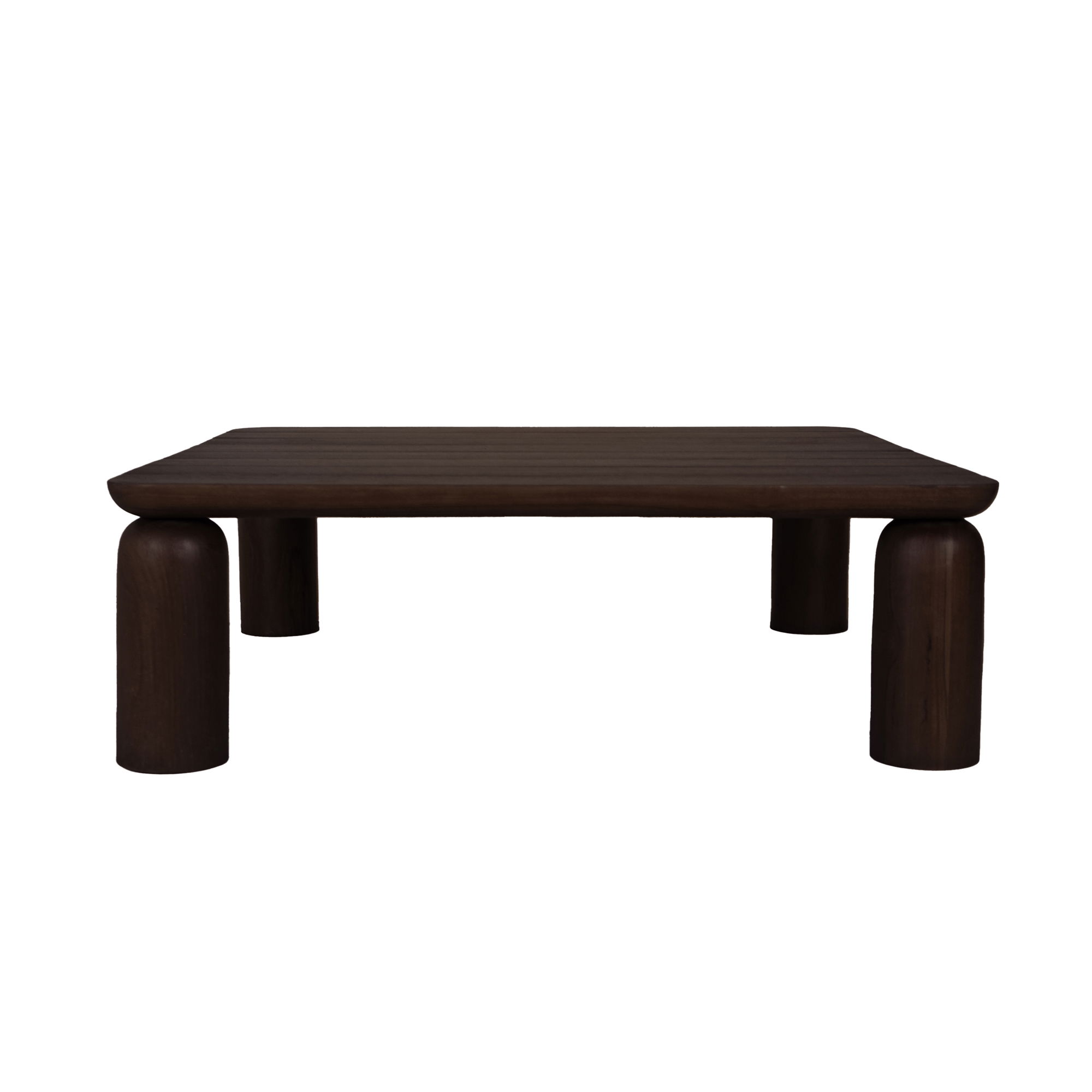 Barclay Outdoor Coffee Table Brown, Outdoor Table by Moe's Home, 3'11.99" width x 1'3.51" height x 3'11.99" depth View 1