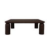 Barclay Outdoor Coffee Table Brown, Outdoor Table by Moe's Home, 3'11.99" width x 1'3.51" height x 3'11.99" depth thumbnail 1