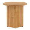 Phaedra Outdoor Side Table Natural, Side & End Table by Dovetail, 19.75" width x 20" height x 19.75" depth thumbnail 4
