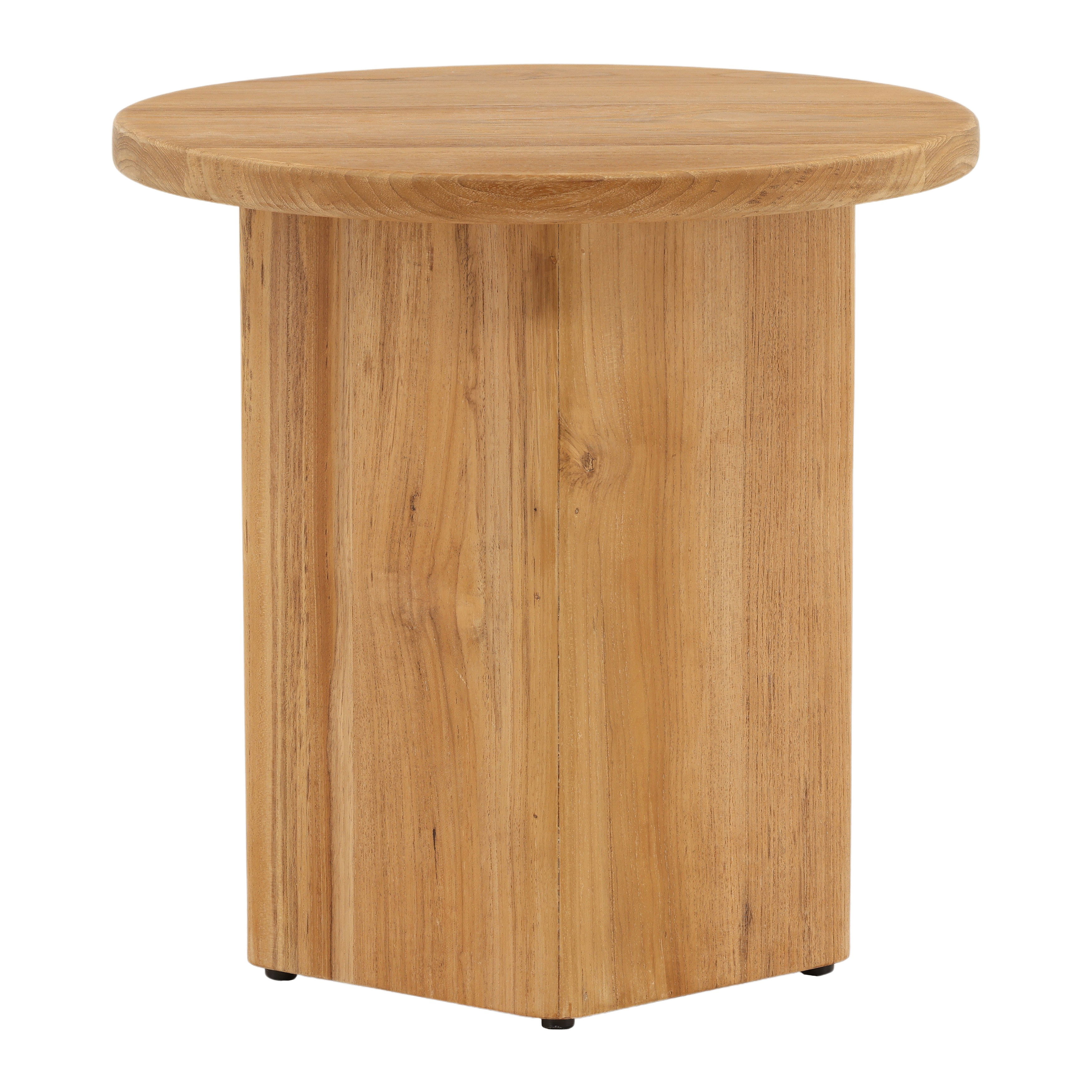 Phaedra Outdoor Side Table Natural large image 