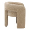 Quinley Dining Chair Sand, by Dovetail, 27.75" width x 28.25" height x 23.75" depth thumbnail 3