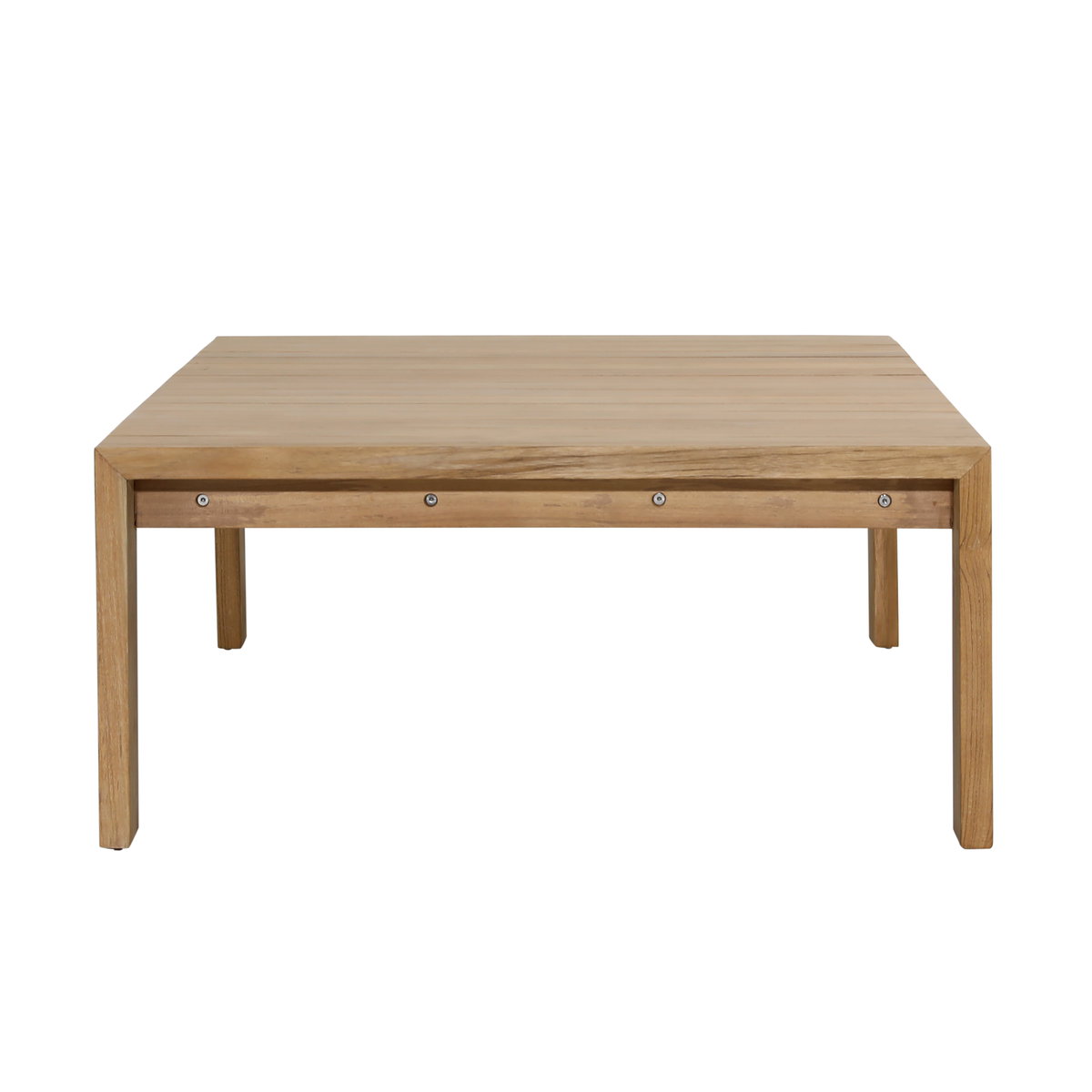 Zahara Outdoor Coffee Table Natural, by Dovetail, 56.2" width x 14.37" height x 31.5" depth View 3