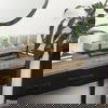 Benk Wood and Black Metal Five Cup Candle Holder thumbnail 2