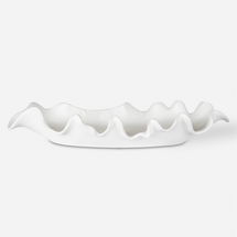 Online Designer Living Room Ruffled Feathers Modern White Bowl