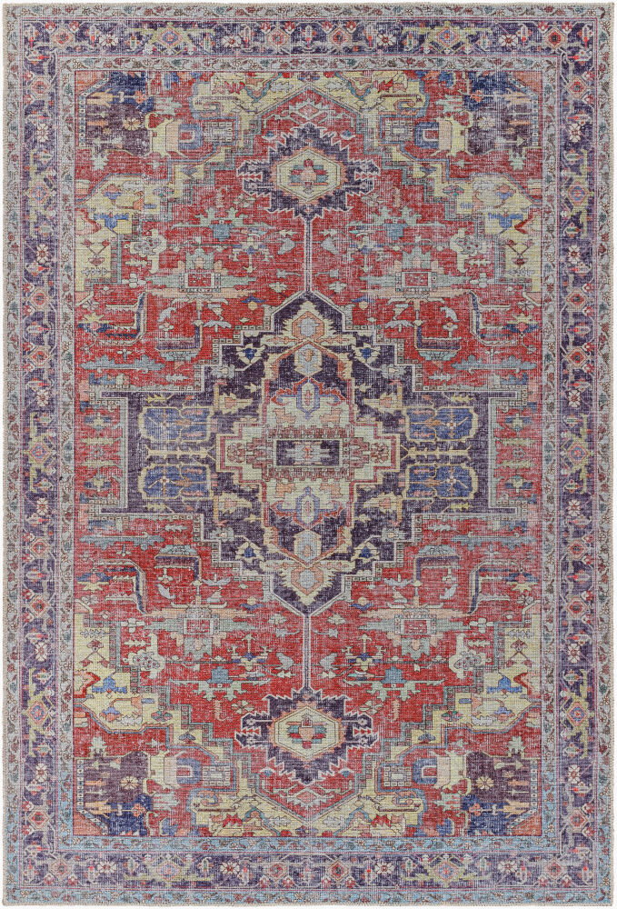 Amelie Machine Woven Rug, by Surya, 1'3.75" length x 1'3.75" width