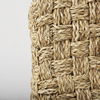 Adele   Medium Brown Seagrass Woven Square Pouf thumbnail 7