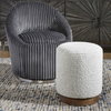 Avila Light Gray Ottoman, by Uttermost, 16" width x 18" height x 16" depth thumbnail 4
