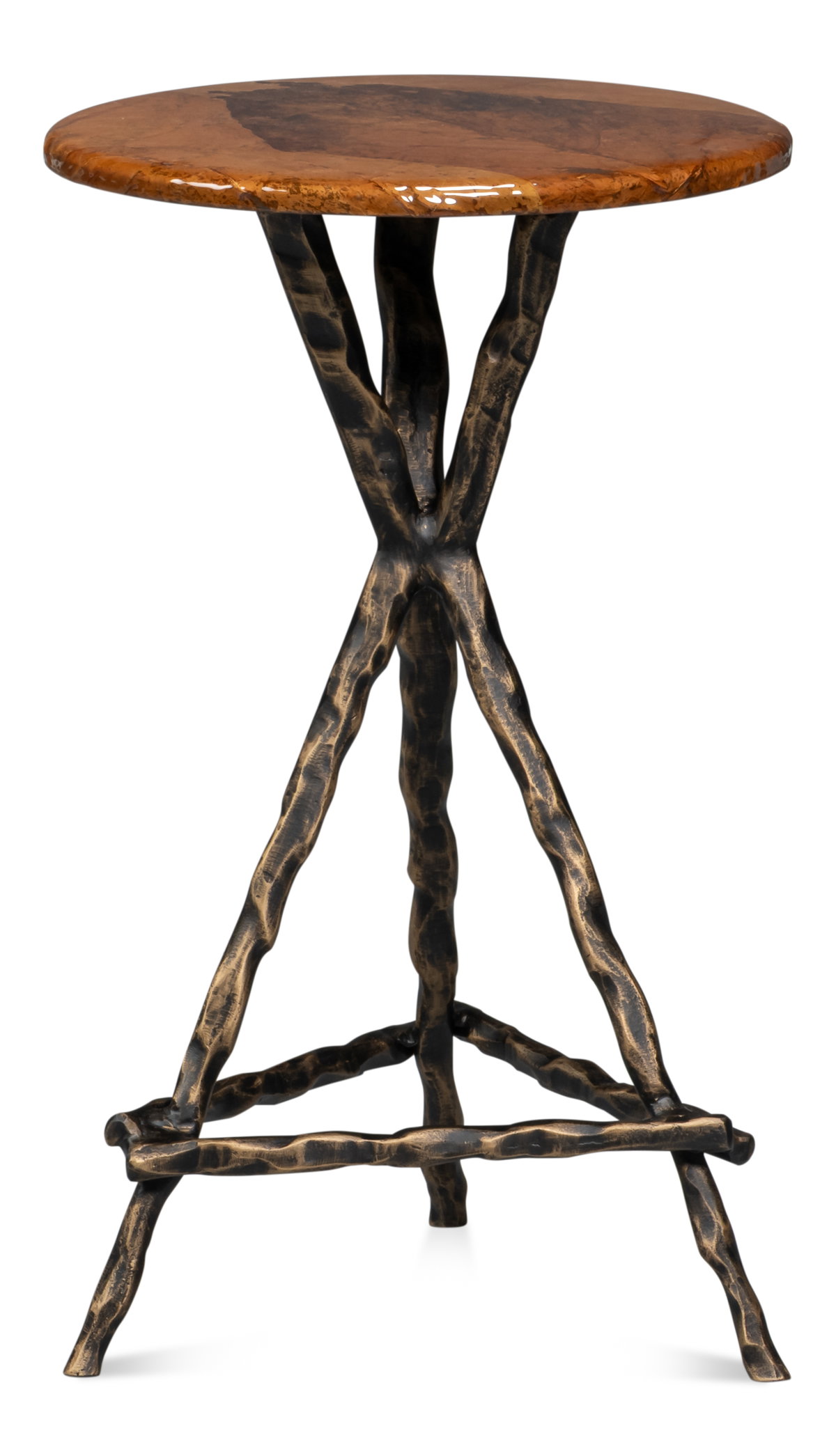 Planter's Table, by Sarreid, 1'2" length x 1'2" width x 2' height View 2
