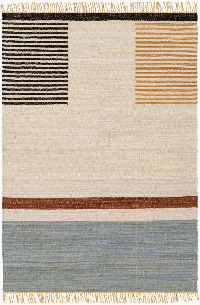Fulham Handmade Rug, by Surya, 7'6" length x 5' width