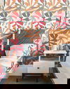 Kinetic Tropical Coral & Beige Peel & Stick Wallpaper thumbnail 2