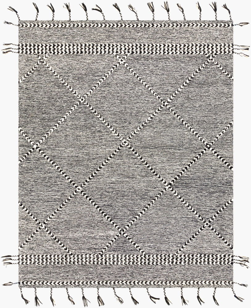 Zanafi Tassels Handmade Rug, by Surya, 3' length x 2' width