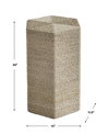 Sea Braid Accent Table, Side & End Table by Uttermost, 13" width x 20" height x 11.5" depth thumbnail 3