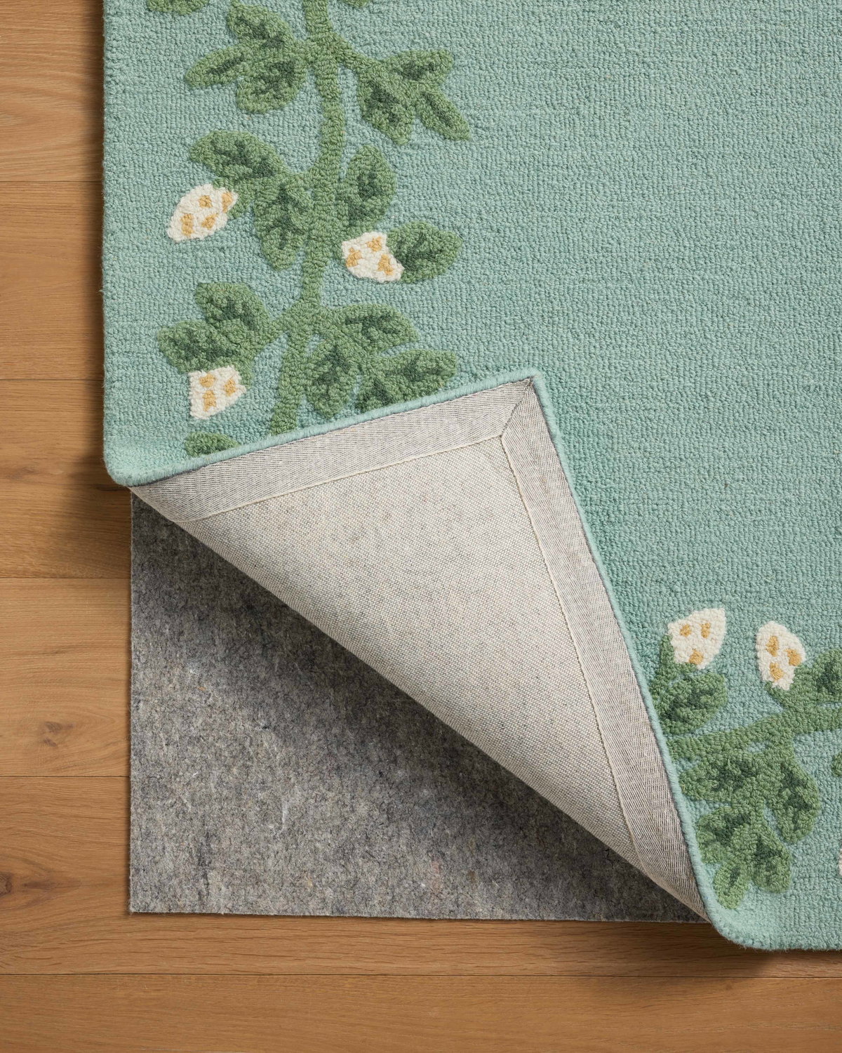 Rifle Paper Co. x Loloi Highgrove Rug, 1'6" length x 1'6" width View 5